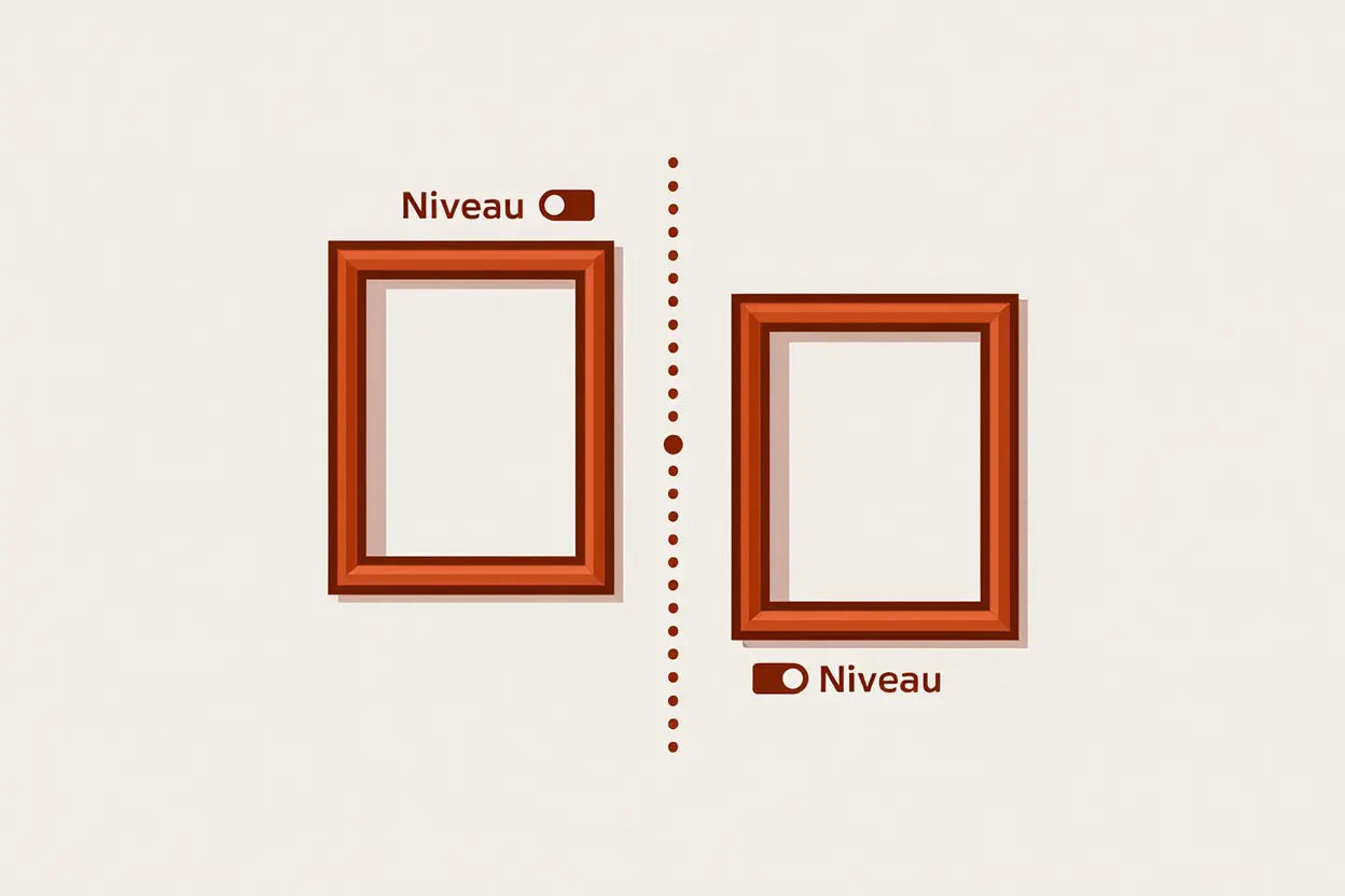 Guide : comment disposer 2 cadres sur un mur harmonieusement