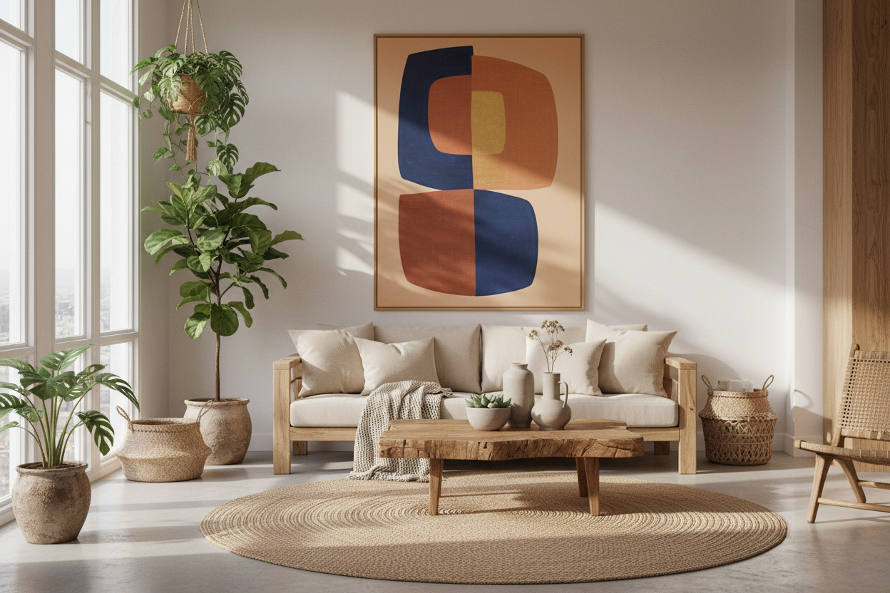 Intégrer une œuvre d’art moderne dans une décoration naturelle : comment faire ?