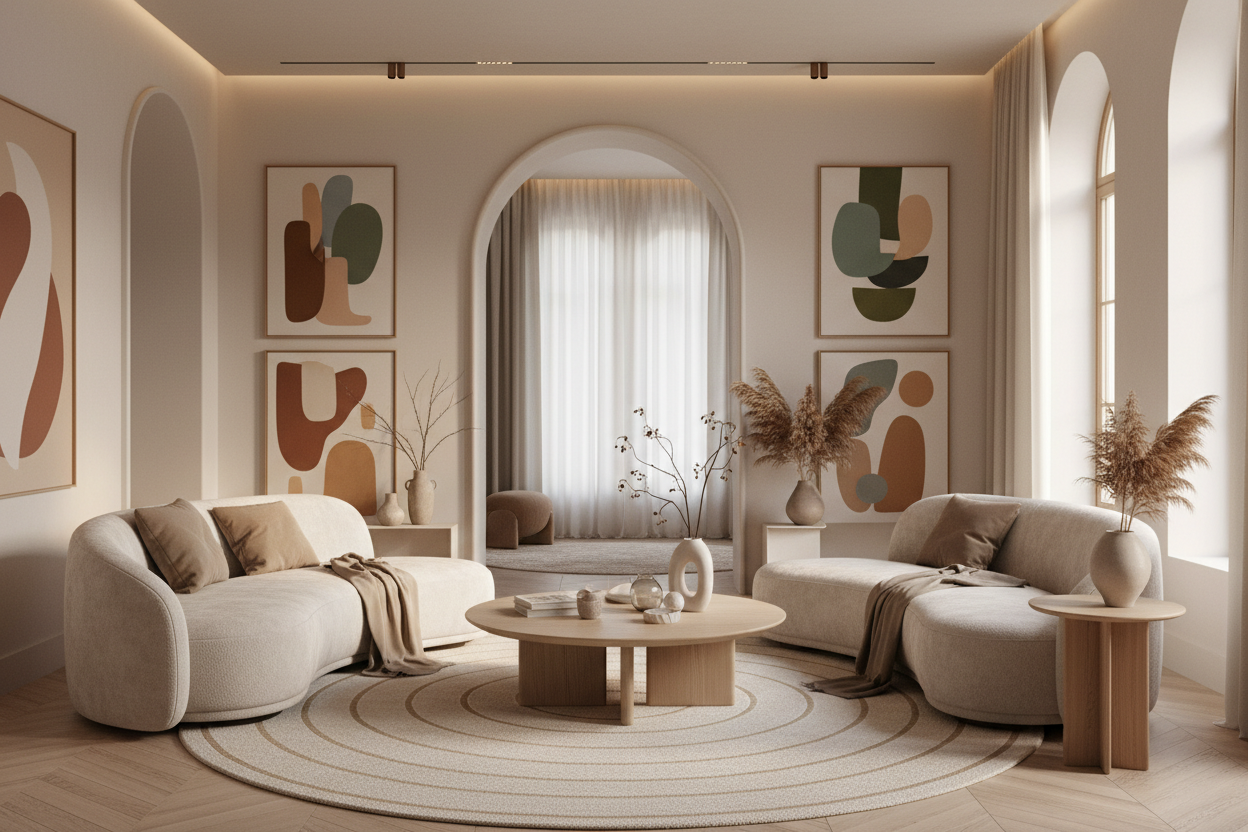 Tendances décoration 2026 : place à l’art, aux courbes et à la douceur