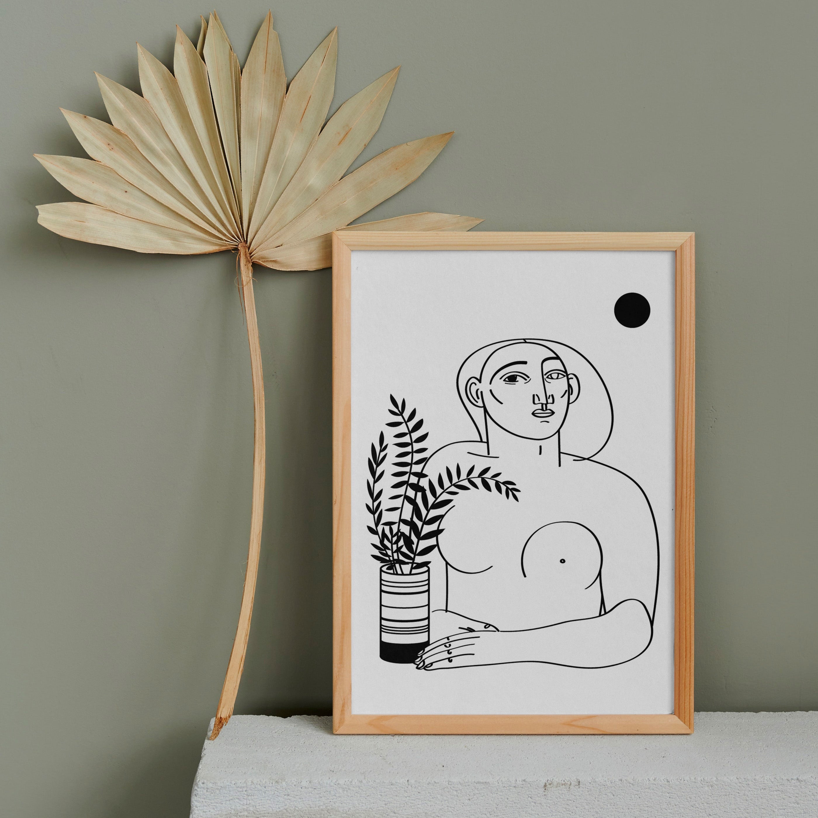 Femme au pot