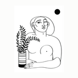 Femme au pot