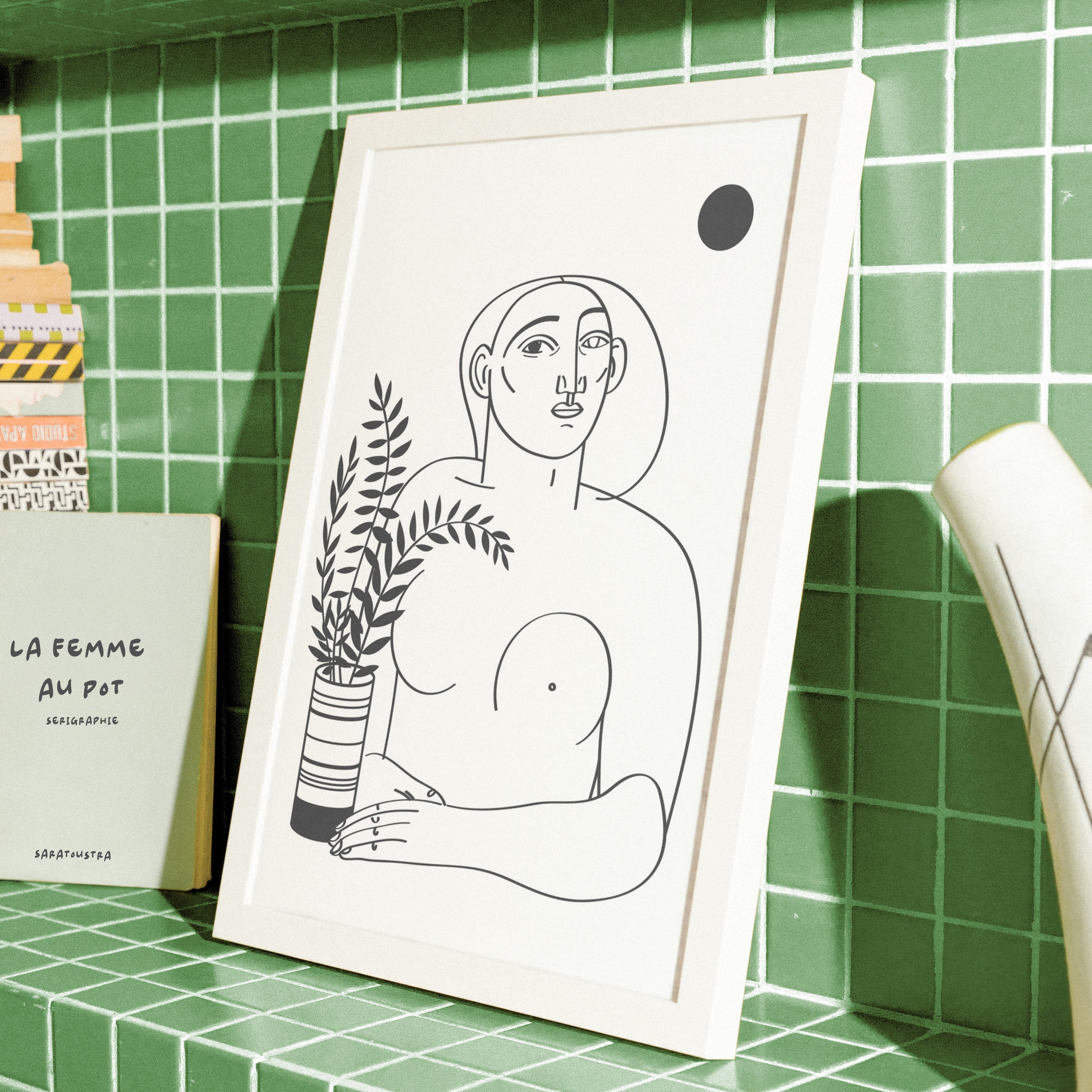 Femme au pot