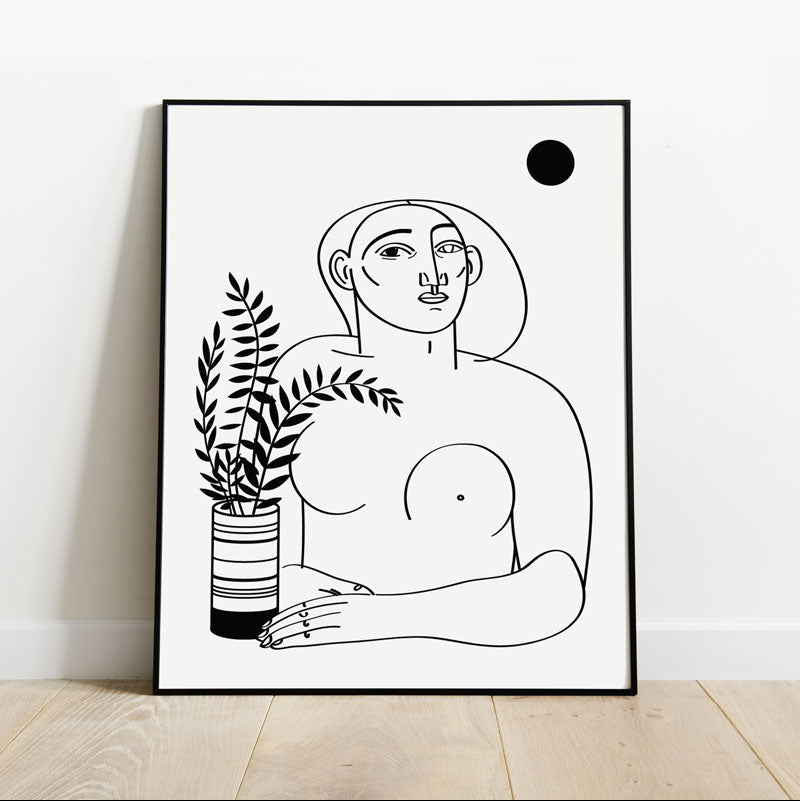 Femme au pot