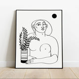 Femme au pot