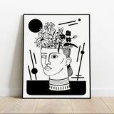 La femme en fleurs